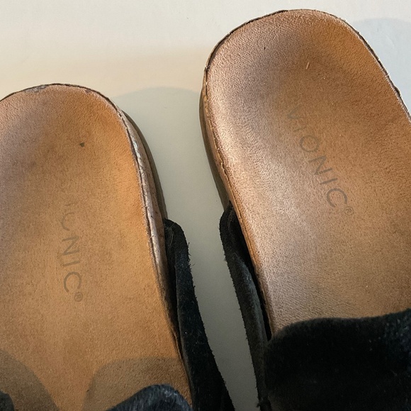 VIONIC Georgie Mule Black Suede Size 8 - Picture 7 of 9